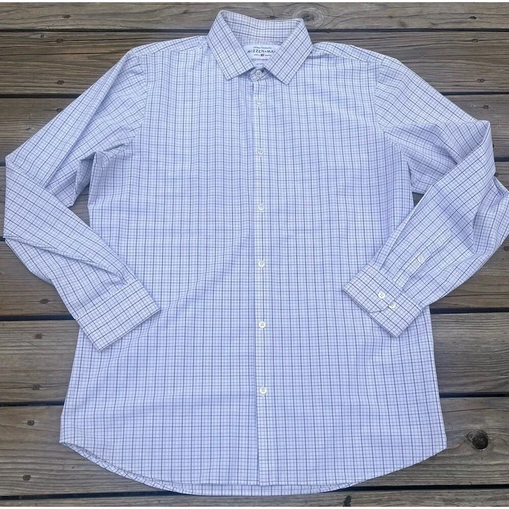 Mizzen + Main Lot of 4 Leeward Spinnaker Men’s XXL Trim Fit Long Sleeve Shirts